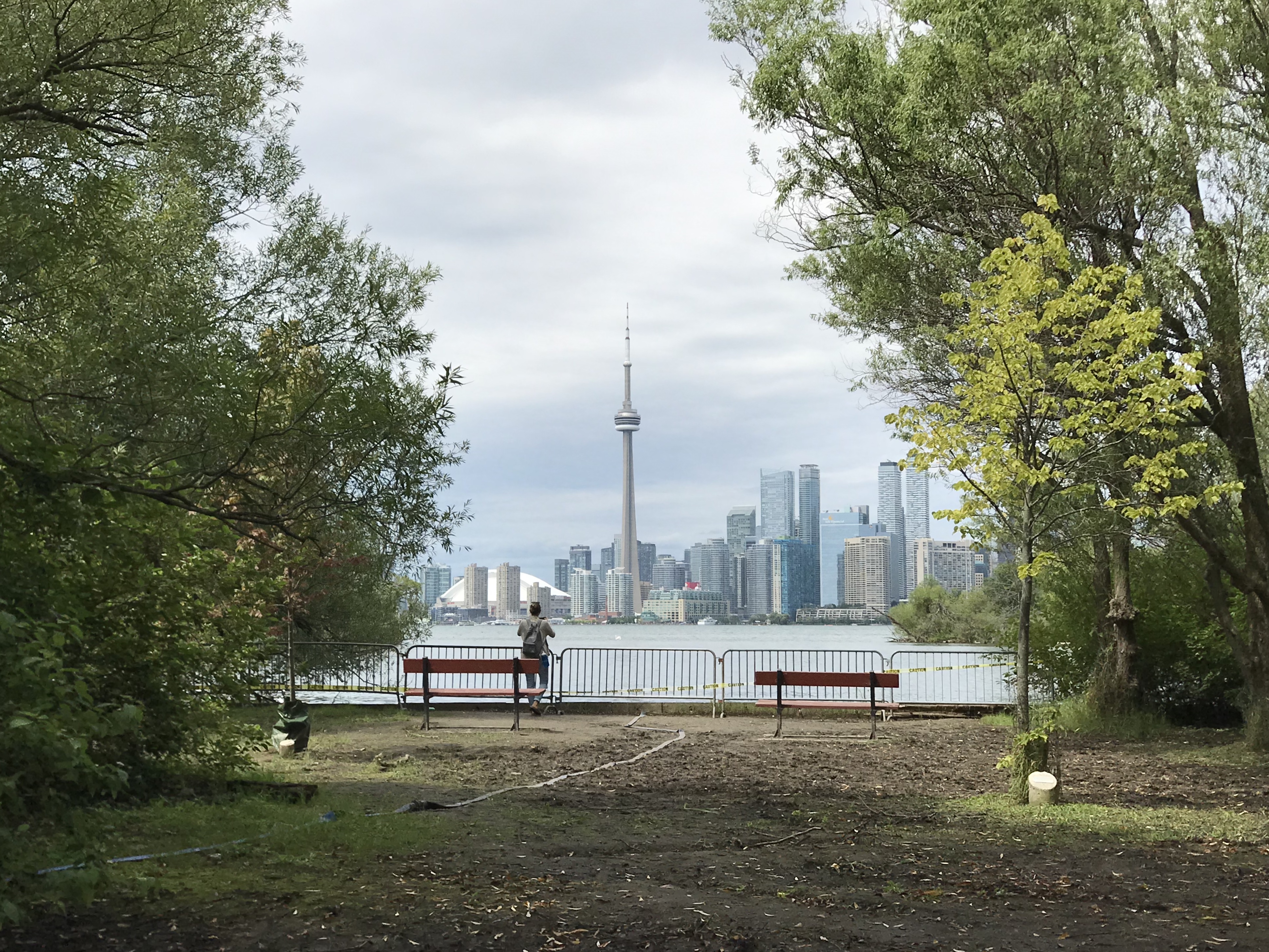 This photo was taken just outside of Toronto, inside Toronto Island Park.